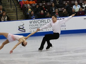 Figure skaters Margaret Purdy and Michael Marinaro, pictured during this year's National Figure Skating Championships held at the Hershey Centre in Mississauga, have big expectations as they debut this year on the international senior pair circuit. QMI AGENCY