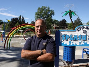 Optimist Club of Norwich and District Splash Pad Chairman Clayton Tokarz is thrilled with the Opti-mist Splash Zone. The project was two years and $200,000 in the making. Jeff Tribe/Tillsonburg News