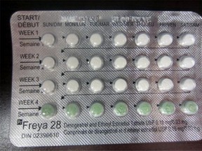 A set of Freya-28 birth control pills. (Supplied photo)