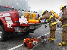 Members of Quinte West Fire Department. - File photo by JEROME LESSARD/The Intelligencer/QMI Agency