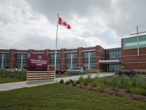 St. Andre Bessette catholic high school in London, cutline opens with 320 Gr. 9 and 10s next week but will grow to fill the school’s 1,100-student capacity relieving pressure on other schools. DEREK RUTTAN / THE LONDON FREE PRES / QMI AGENCY