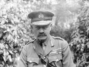 Lord Byng in 1917: Beloved by his men in wartime and instrumental in the victory at Vimy Ridge, his appointment as Governor General four year later was well-received.