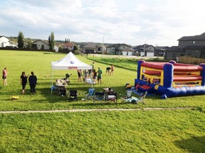 The first Block Pary of the year at Sonoma Key Park on Saturday, Aug. 24. The group rented a bouncy castle, server hamburgers. Members of the community also brought their own games for people to play such as bocci ball and a washer toss game.
Submitted