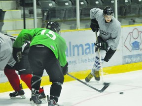 Action from Terriers' training camp Sept. 1. (Kevin Hirschfield/THE GRAPHIC/QMI AGENCY)