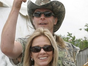 Ted Nugent and his wife Shemane are seen in Crawford, Texas in this file photo taken June 4, 2005. (REUTERS/Larry Downing/Files)