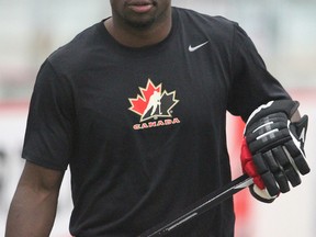 Montreal Canadiens general manager Marc Bergevin gave the impression that defenceman P.K. Subban (above) isn't yet interested in talking about a contract extension. (AL CHAREST/QMI Agency)