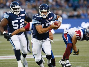 Argos quarterback Zach Collaros. (STAN BEHAL/TORONTO SUN)