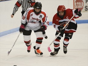 Tillsonburg Lightning will not ice any girls-only hockey teams this year. FILE PHOTO