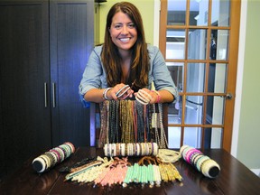 Teresa Da Costa, owner of Da Costa Jewelry, shows off some of her creations at her home studio Aug. 28, 2013. SHOBHITA SHARMA/LONDONER/QMI AGENCY