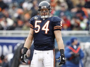 Former Chicago Bears' linebacker Brian Urlacher says his team used to use a designated "dive" guy. (REUTERS)
