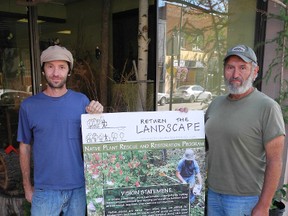 Shawn McKnight and Larry Cornelis of Return the Landscape will host a special presentation at the Imperial Theatre beginning at 1 p.m. on Friday. TARA JEFFREY/THE OBSERVER/QMI AGENCY
