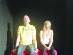 Jeremy Hewitson as CB and Sarah Farrant as CB?s Sister star in Dog Sees God: Confessions of a Teenage Blockhead, a play written by Bert V. Royal, presented by Simply Theatre and directed by Dale Hirlehey now on at The ARTS Project. Jennifer Floris / Special to QMI Agency