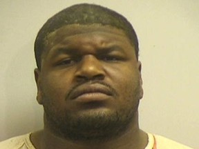A mugshot of former NFLer Josh Brent, who is facing charges after an alleged drunk driving incident that killed his teammate Jerry Brown Jr.