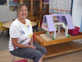 Sue Collins-Nixon, director of the Helen Tufts Nursery School in Kingston on Thursday. 
IAN MACALPINE/KINGSTON WHIG-STANDARD/QMI AGENCY