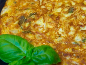 Bacon and sausage frittata. (MIKE HENSEN/The London Free Press/QMI AGENCY)