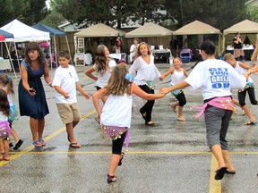 Groups of  young dancers show off their traditional Greek moves at the 7th annual Sarnia Greekfest. MELANIE ANDERSON/THE OBSERVER/QMI AGENCY