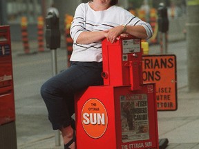 Sun columnist Susan Sherring, circa 2000, when she was the Page Six Columnist.