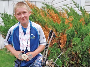 Cameron Warren, 11, from Vulcan, recently competed in Woodstock, New Brunswick, where the 2013 Canadian Outdoor 3D Championship was held.