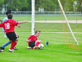 Action from the Portage Cobras/Winnipeg Phoenix FC game Sept. 8. (Kevin Hirschfield/THE GRAPHIC/QMI AGENCY)