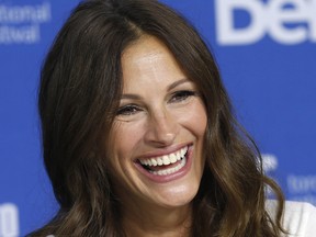 Actress Julia Roberts at the presser for August: Osage County at during the Toronto International Film Festival on Tuesday September 10, 2013. (Craig Robertson/QMI Agency)