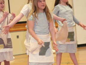 Ainslie Senger from Anna Gould’s Moving Arts Dance Studio,in Mayerthorpe performed in a group dance number based on the musical Annie, called ‘Hard Enough Life.” at Pat Hardy Primary School in May.
Barry Kerton | Whitecourt Star