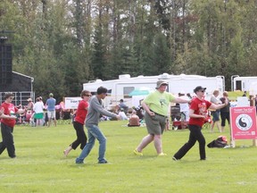 Members of the Edmonton branch of the Taoist Thai Chi Society joined Whitecourt members during the weekend of Party in the Park to demonstrate the slow moving martial art techniques and invite the public to join in.
Celia Ste Croix | Whitecourt Star