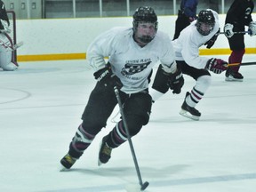 Action during Central Plains Capitals AAA Midget practice Sept. 10. (Kevin Hirschfield/THE GRAPHIC/QMI AGENCY).