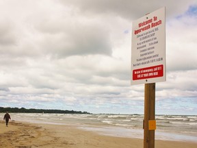 Changes could be coming to West Ipperwash Beach. Officials representing the West Ipperwash Homeowners' Association and the Kettle and Stony Point First Nation recently presented a proposal to Lambton Shores council to tackle some issues plaguing the beach, including garbage, alcohol use, and animals and vehicles on the beach.
HEATHER YOUNG/ SARNIA THIS WEEK/ QMI AGENCY