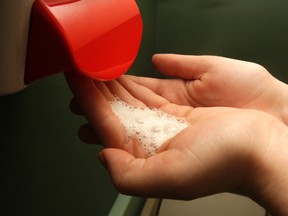 Hand washing (QMI photo)