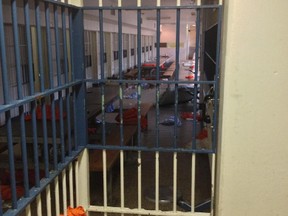 Scene inside the Don Jail following a riot there last Sunday. (Supplied photo)