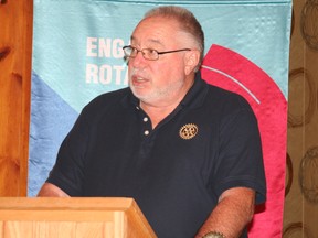 District Governor Jim Gilmore addressed the Rotary Club of Chatham Sunrise on Sept. 10.