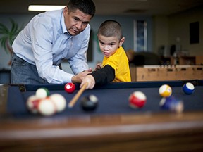 Big Brothers Big Sisters strives to find an adult role model and friend for boys and girls aged six to 16. Adult mentors are asked to contribute several hours a week, either through playing sports, learning a new craft, or just “hanging out.”