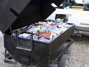 A barbecue grill filled with kerosene-soaked Qur'ans is seen in an undated photo released by the Polk County Sheriff's Department in Lakeland, Florida September 12, 2013.  (REUTERS/Polk County Sheriff's Department/Handout via Reuters )