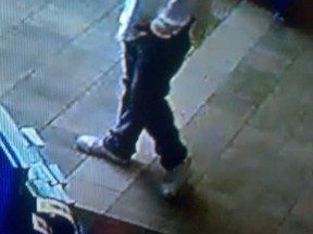 Kingston Police are searching for a pair of men, including this one, following a jewelry theft at the Cataraqui Mall.