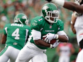 Kory Sheets, the CFL's leading rusher, is the key to the entire Roughriders offence.