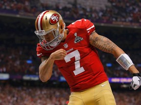 Colin Kaepernick is one of the youngest quarterbacks in the NFL. (BRIAN SNYDER/Reuters)