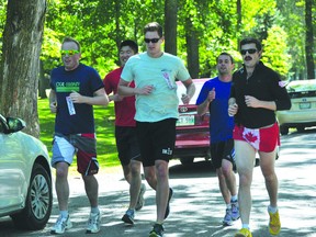 Runners take part in the Terry Fox Run Sept. 15. (Kevin Hirschfield/THE GRAPHIC/QMI AGENCY)