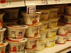 A senior Chobani Greek Yogurt executive is calling for the United States government to work to change the trade rules that prevented the company from successfully entering the Canadian market.