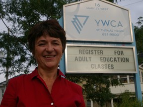 Shelley Harris, manager of education and employment programs at St. Thomas-Elgin YWCA, has been named recipient of Ontario's 2013 Council of the Federation Literacy Award. (Eric Bunnell, Times-Journal)