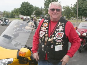 Gord Claridge is chapter director for the Gold Wing Road Riders, who held the 30th annual toy ride on Sept. 15.