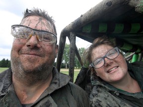 Darren and Hannah Johnston spent a little quality daddy/daughter time Sunday at Gopher Dunes. Jeff Tribe/Tillsonburg News