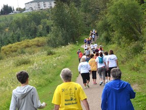 The second annual Walk for Hope, in support of ovarian cancer research, was held at the Vermilion Provincial Park on Sunday, Sept. 8.