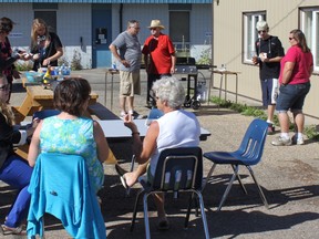 Community members gathered Sept.12 for the VOS welcome back BBQ.