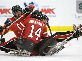 Spruce Grove’s Steve Arsenault is on track to be part of Canada’s sledge hockey team for the 2014 Paralympics in Sochi, Russia. - File Photo