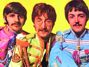 The Beatles were tired of being The Beatles in 1967, so they adopted a new military-style persona for their groundbreaking album, Sgt. Pepper’s Lonely Hearts Club Band. Note the OPP patch on Paul McCartney’s arm. (Submitted photo)