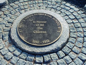 This monument was constructed by the Treaty 3 Grand Council to honour victims of St. Mary’s Residential School in Kenora.