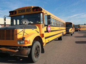 School bus stock