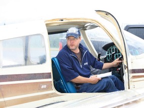COPA club member from Whitecourt, Curtis Brownlee in a Piper Archer. COPA offered free flights to 47 kids from Whitecourt in the hopes of inspiring some to become pilots.
Submitted