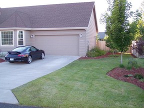 car in driveway