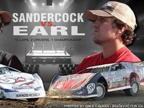 Picton's Corey Earl and Consecon's Charlie Sandercock will race head-to-head for the Late Model Division championship this Saturday at Brighton Speedway.